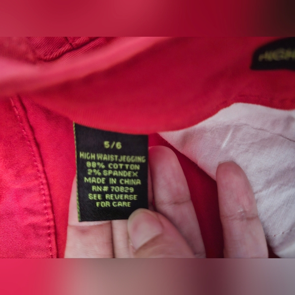 Beautiful Red High Waist Jeggings!!! - Picture 7 of 10